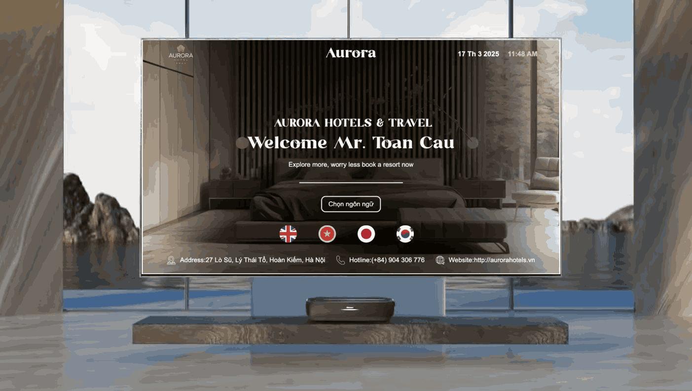 Giải pháp Hotel TV giúp khách sạn 2-3 sao cạnh tranh với resort lớn